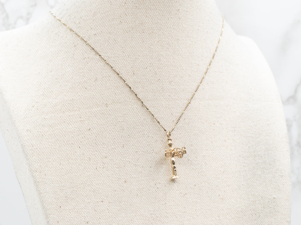 Street Sign Charm Pendant