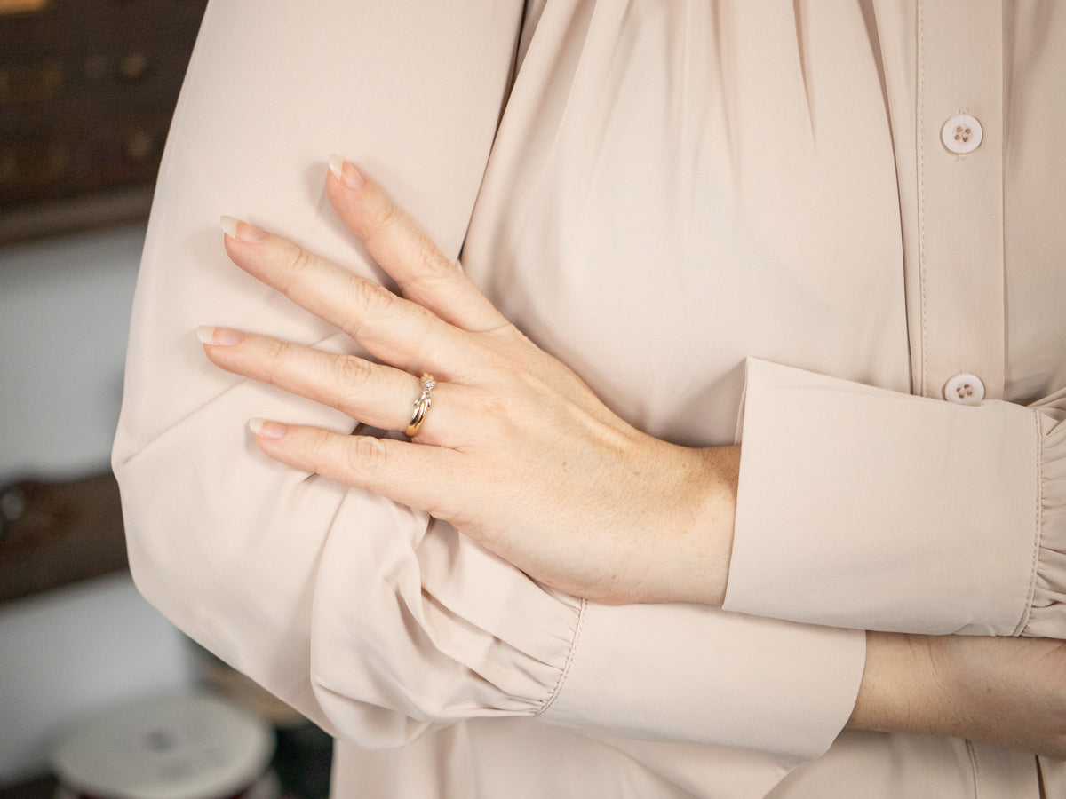 Small Diamond Solitaire Engagement Ring