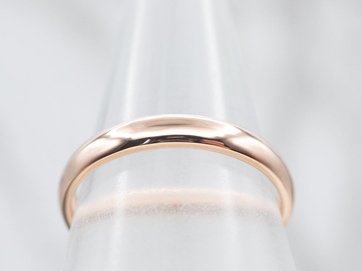 One Ring to Rule Them All Rose Gold Band