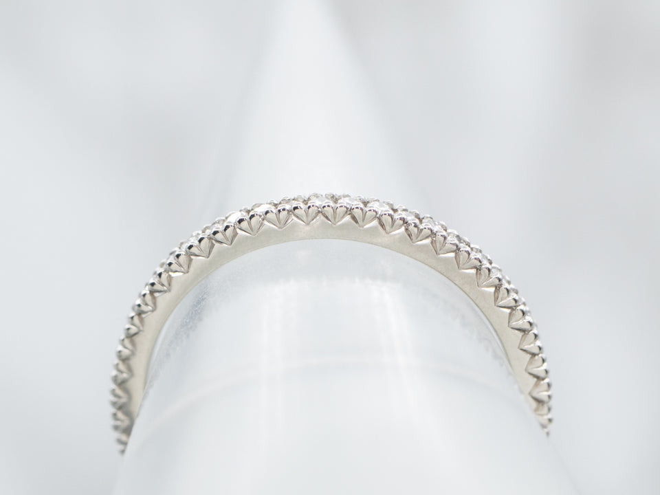 Platinum Diamond Encrusted Eternity Band