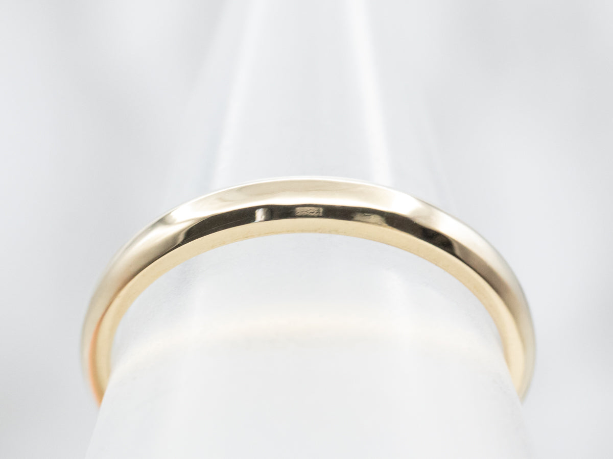 Classic Yellow Gold Band