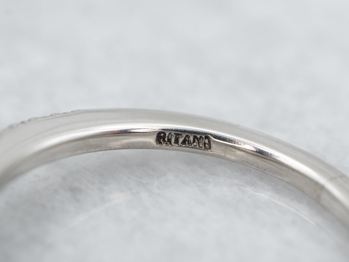 Platinum Diamond Halo Engagement Ring