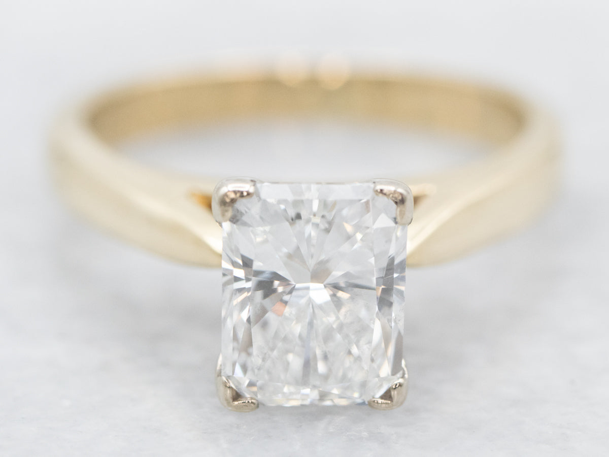 Radiant Cut Diamond Engagement Ring