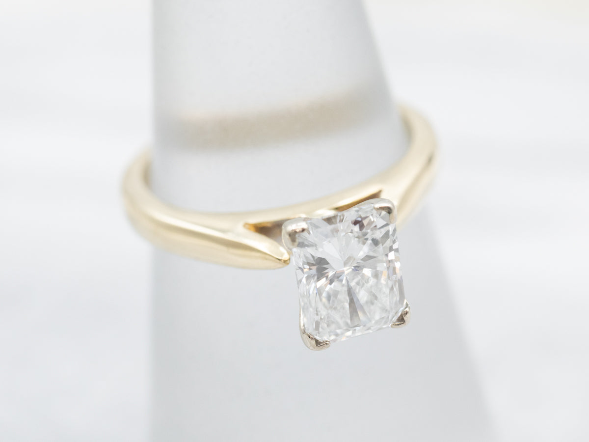 Radiant Cut Diamond Engagement Ring