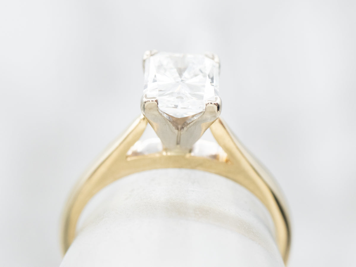 Radiant Cut Diamond Engagement Ring