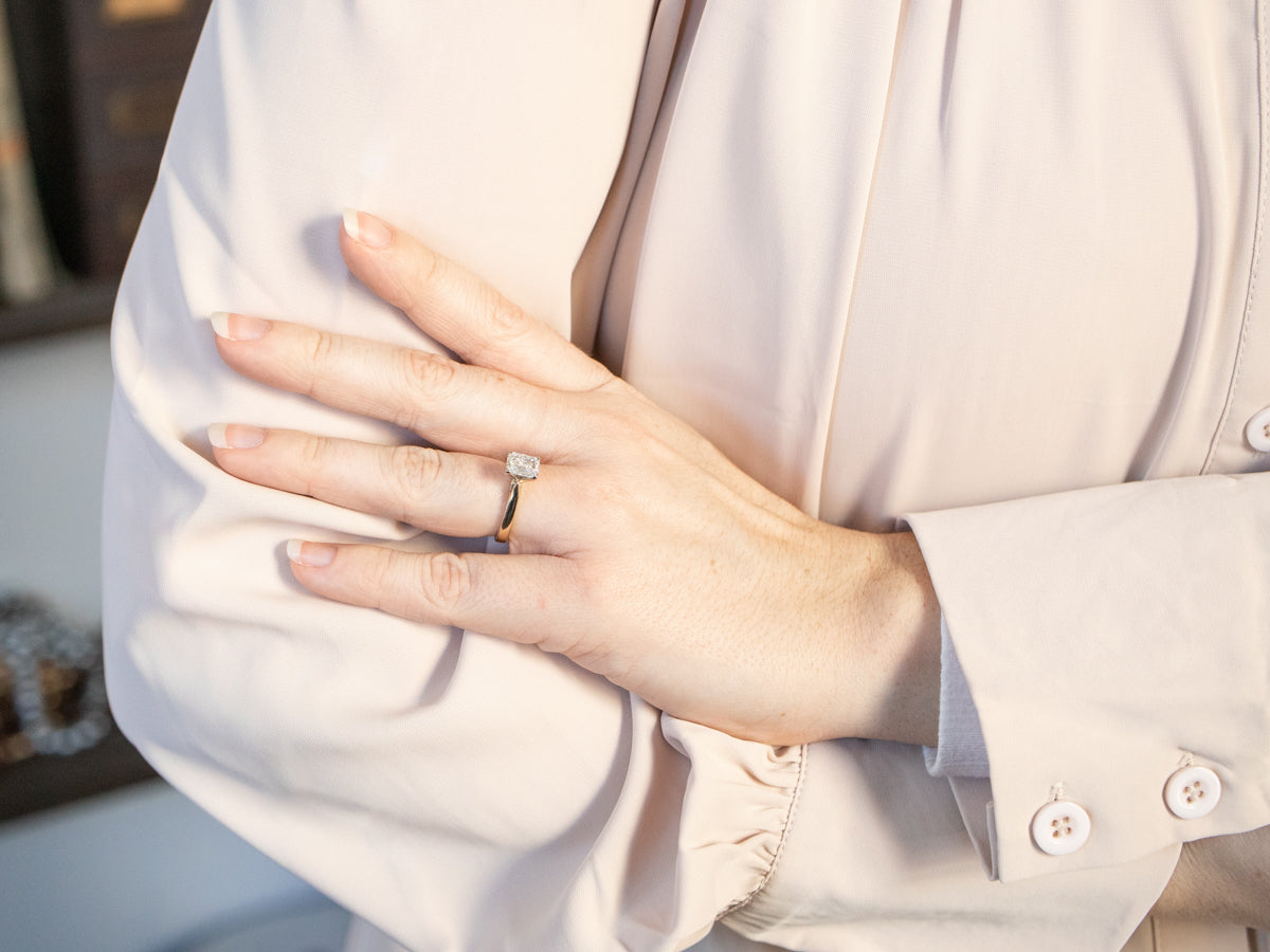 Radiant Cut Diamond Engagement Ring