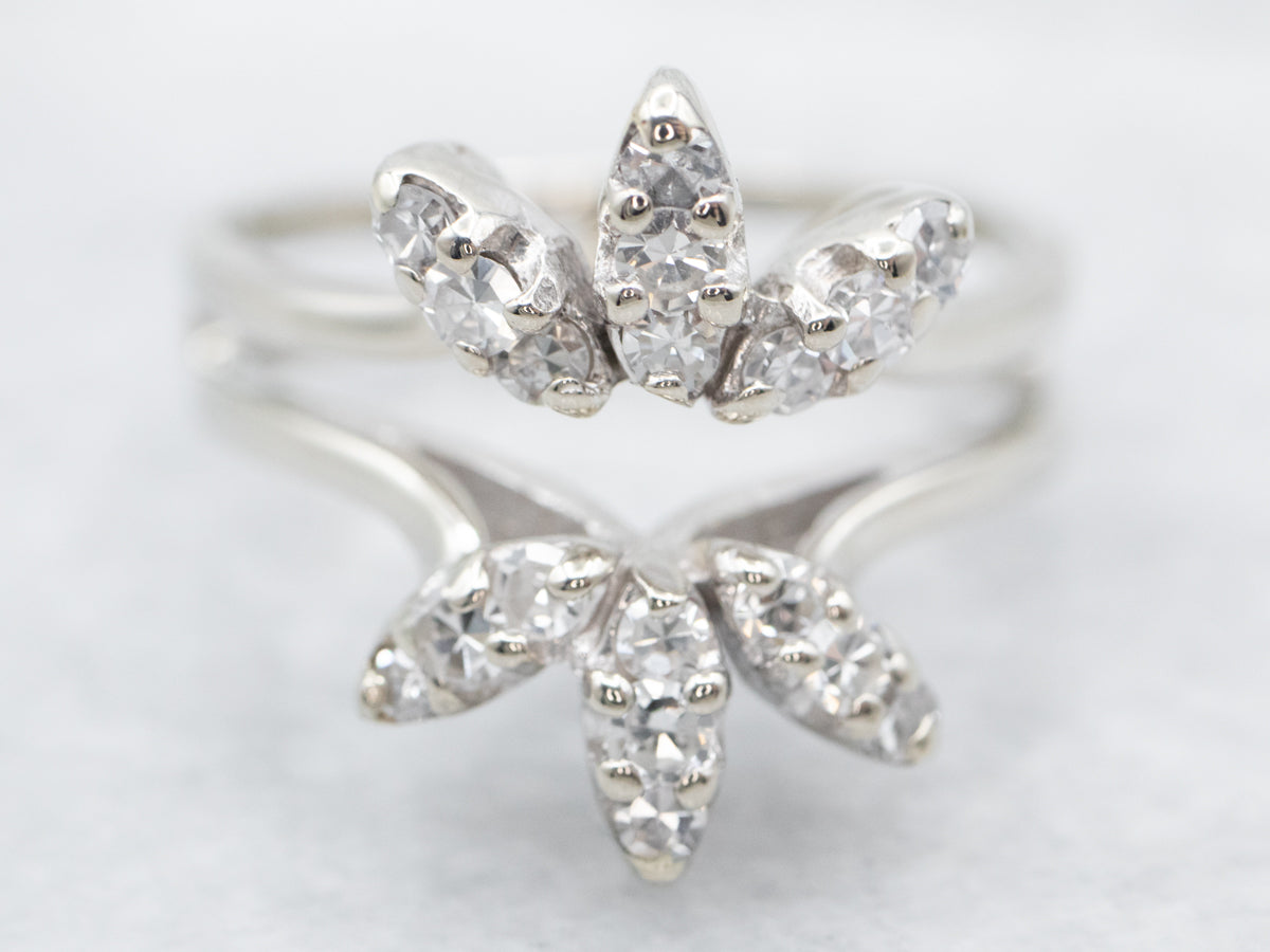 White Gold Diamond Enhancer Band