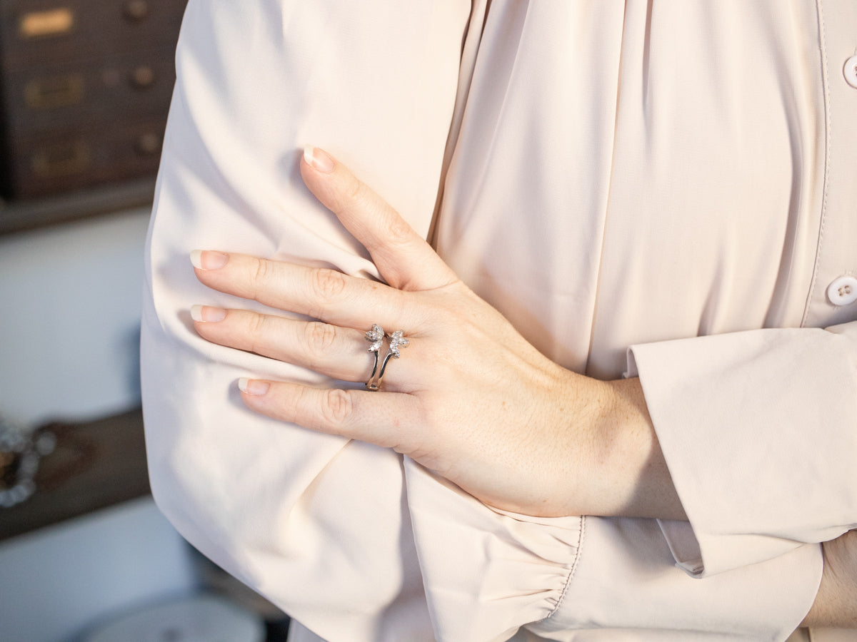 White Gold Diamond Enhancer Band