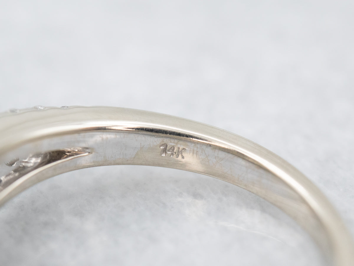 Modern EGL Certified Diamond Engagement Ring