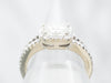 Modern EGL Certified Diamond Engagement Ring