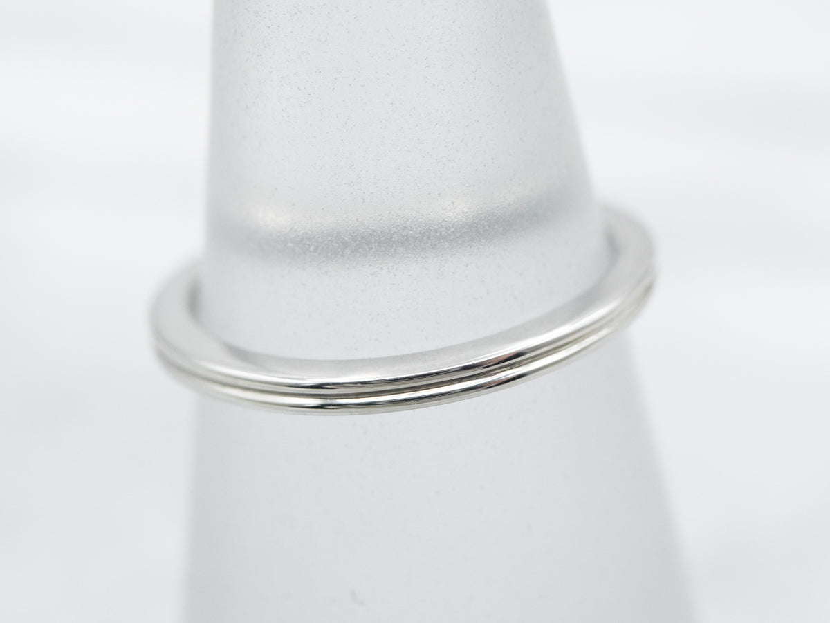 Vintage Orange Blossom 18-Karat White Gold Band