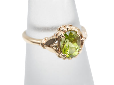 The Abigail Peridot Solitaire Ring