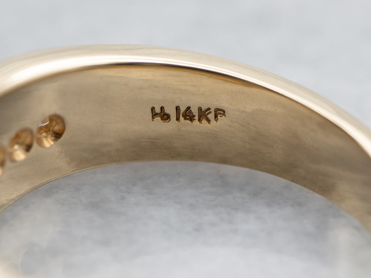 Men's Vintage Diamond Band