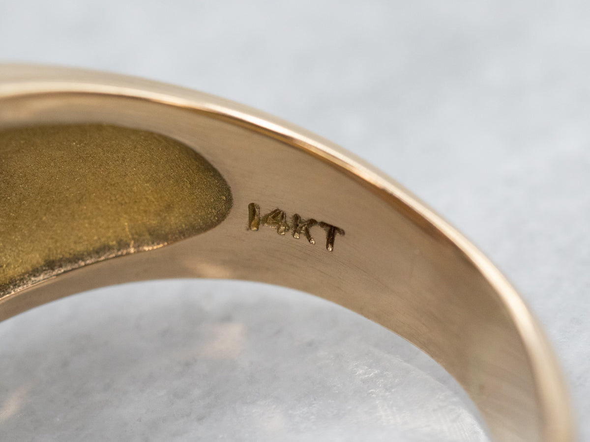 Smoky Quartz and Peridot Cocktail Ring