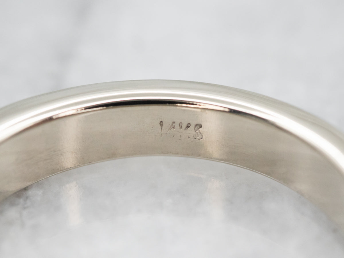 Channel Set Diamond and Sapphire Band