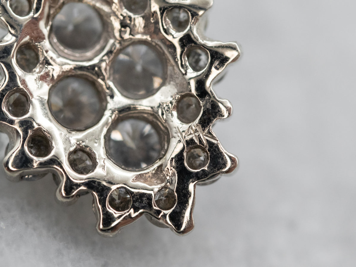 Dazzling Diamond Cluster Pendant