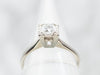 Retro Era Diamond Solitaire Engagement Ring