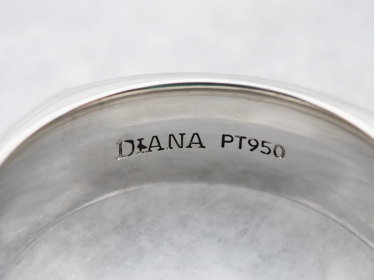 Heavy Unisex Platinum Band