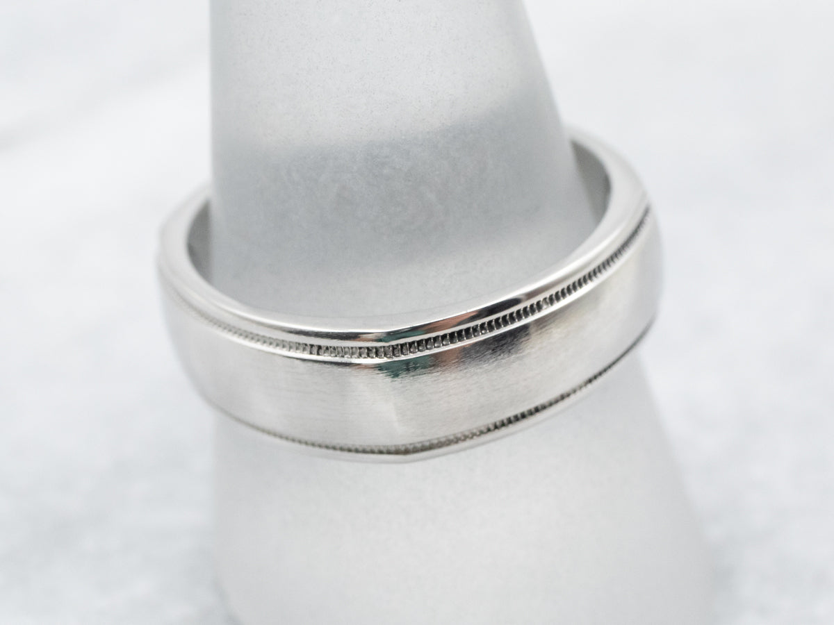 Heavy Unisex Platinum Band