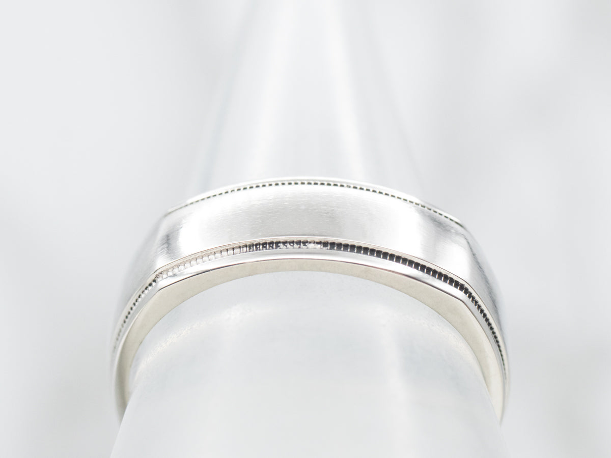 Heavy Unisex Platinum Band