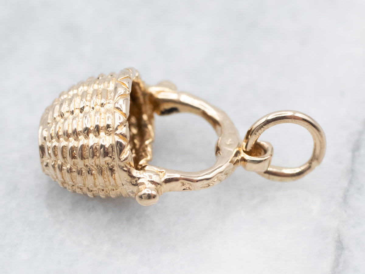 Vintage Nantucket Basket Charm