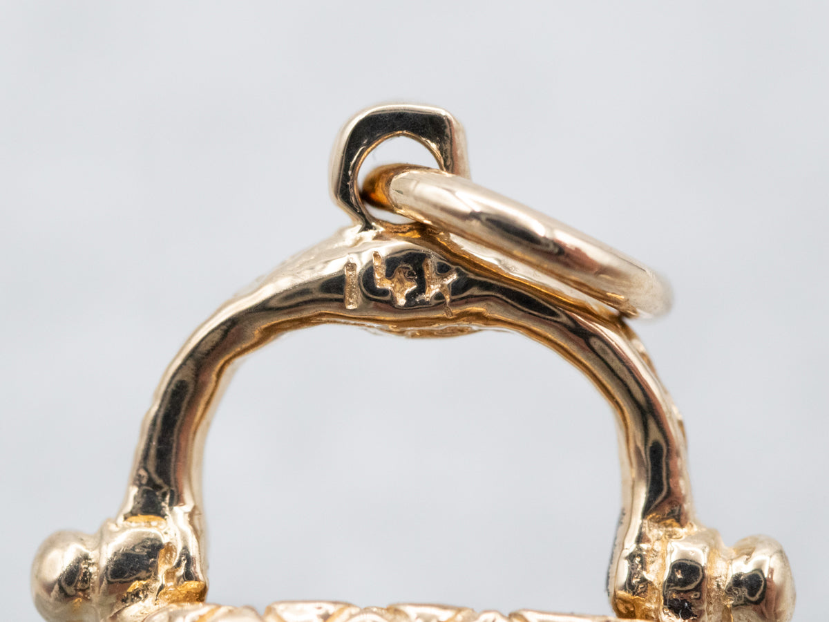 Vintage Nantucket Basket Charm