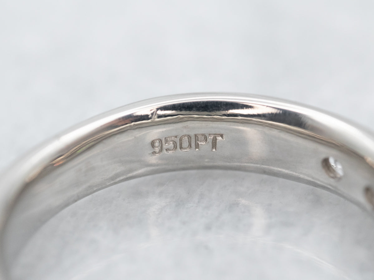 Platinum Diamond Wedding Band