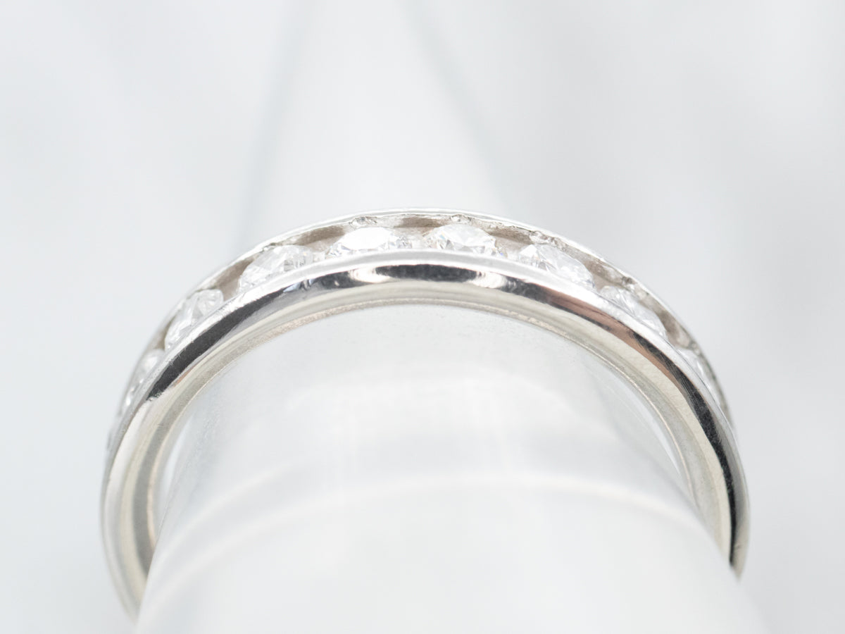 Platinum Diamond Wedding Band