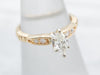 Marquise Cut Diamond Engagement Ring