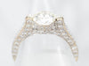 Stunning 18K White Gold Diamond Engagement Ring