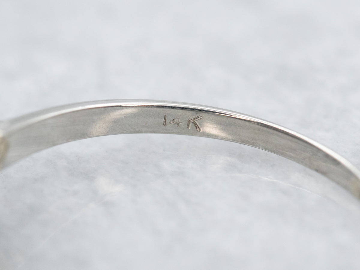 White Gold Diamond Engagement Ring