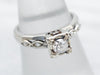 Gorgeous 14K White Gold Diamond Engagement Ring