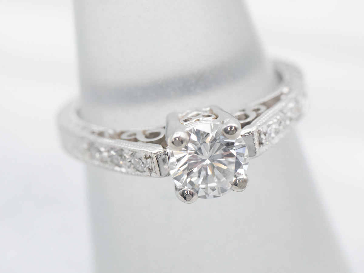 Platinum Diamond Engagement Ring