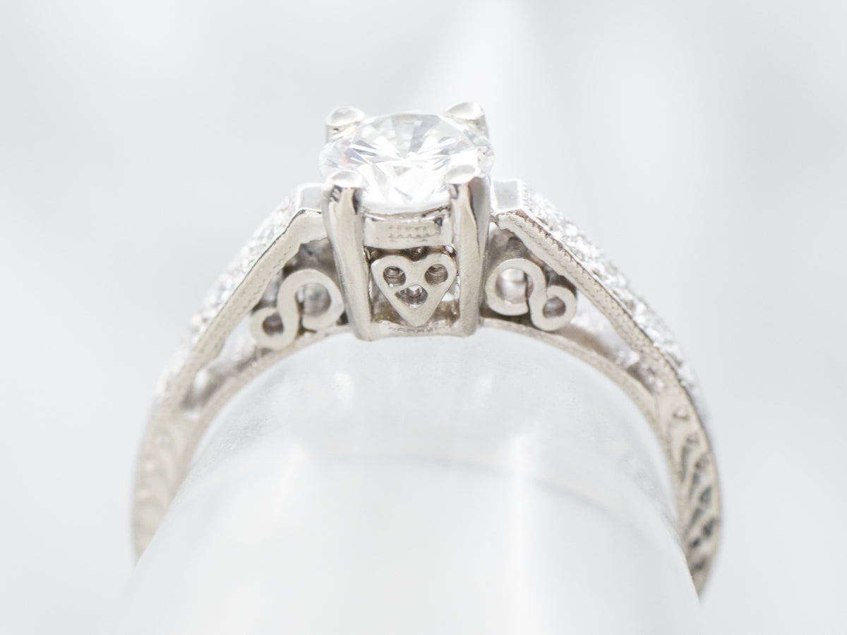 Platinum Diamond Engagement Ring