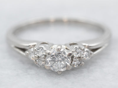 Platinum Diamond Engagement  Ring