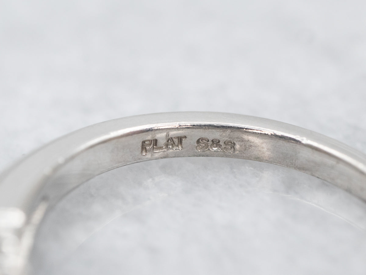 Platinum Diamond Engagement  Ring