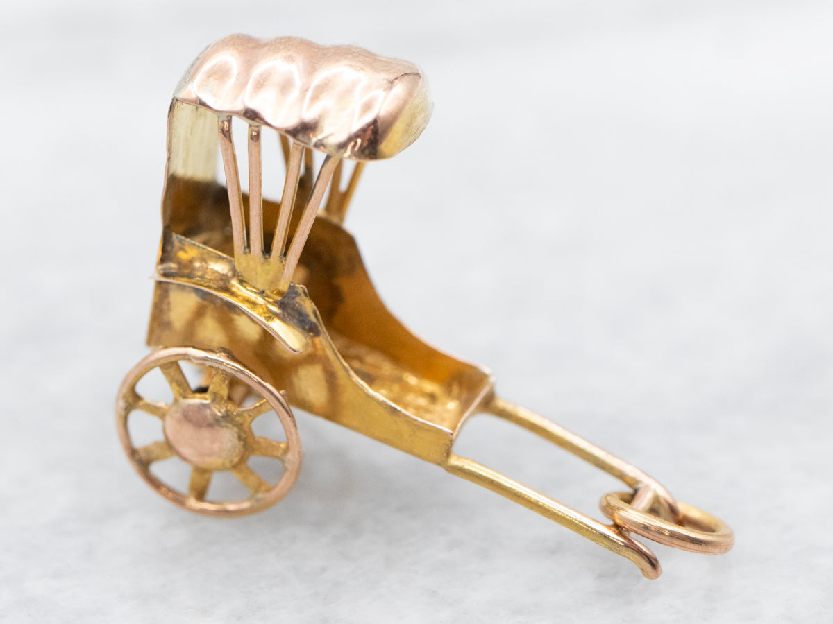 Rickshaw Carriage Charm