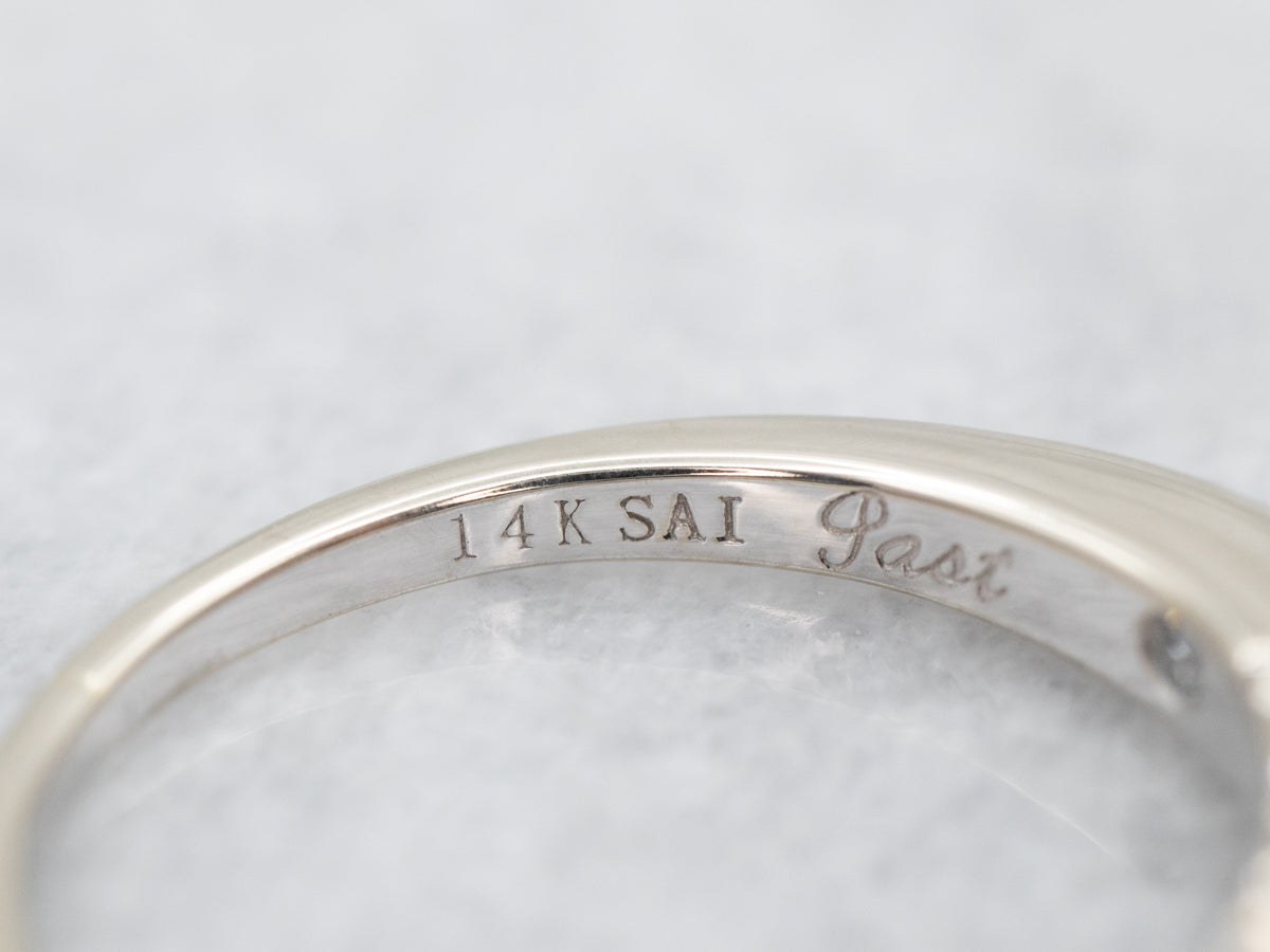 Past Present and Future Diamond Engagement Ring