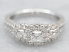 Glittering Multi Halo Diamond Engagement Ring