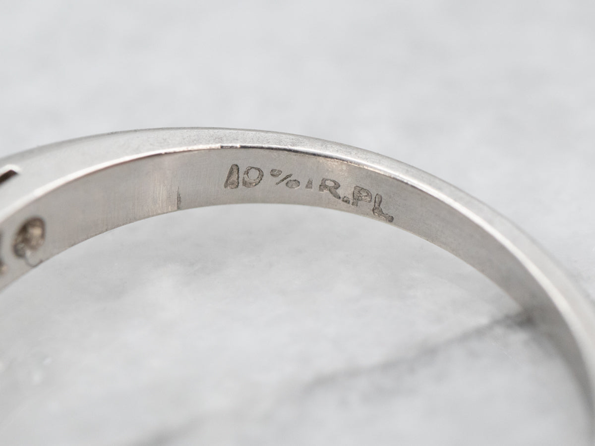 Classic Platinum Diamond Engagement Ring