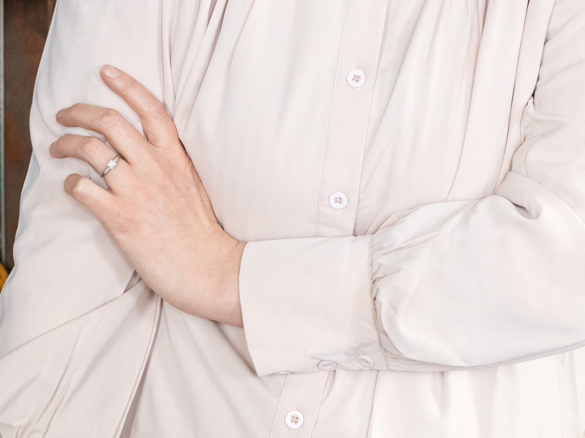 Classic Platinum Diamond Engagement Ring