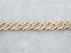 Vintage Gold Mesh Double Link Bracelet