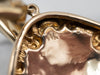 Victorian Gold Cufflink Drop Earrings