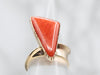 Cool Coral Statement Ring