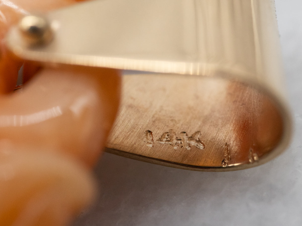 Colgante de jade de pez koi tallado vintage