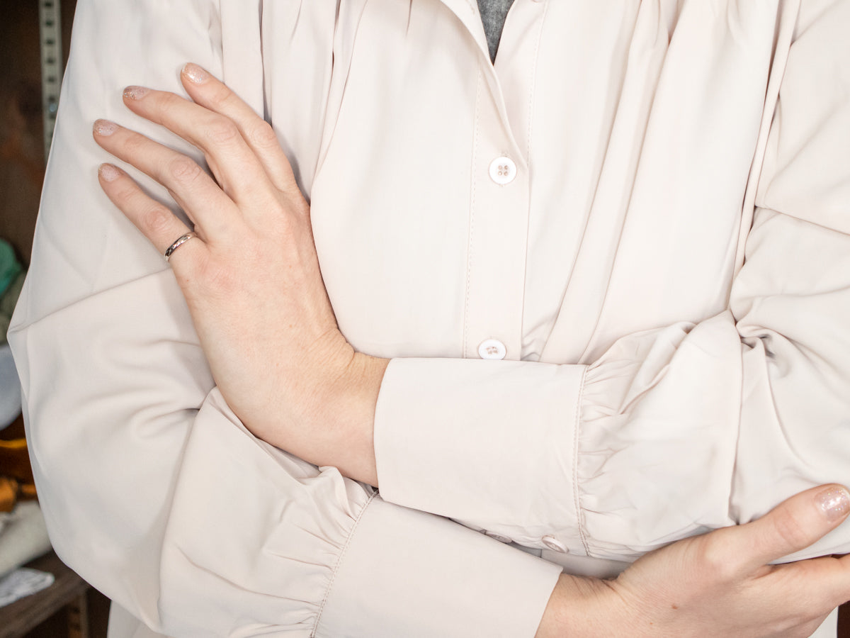 Unisex Sleek Platinum Band