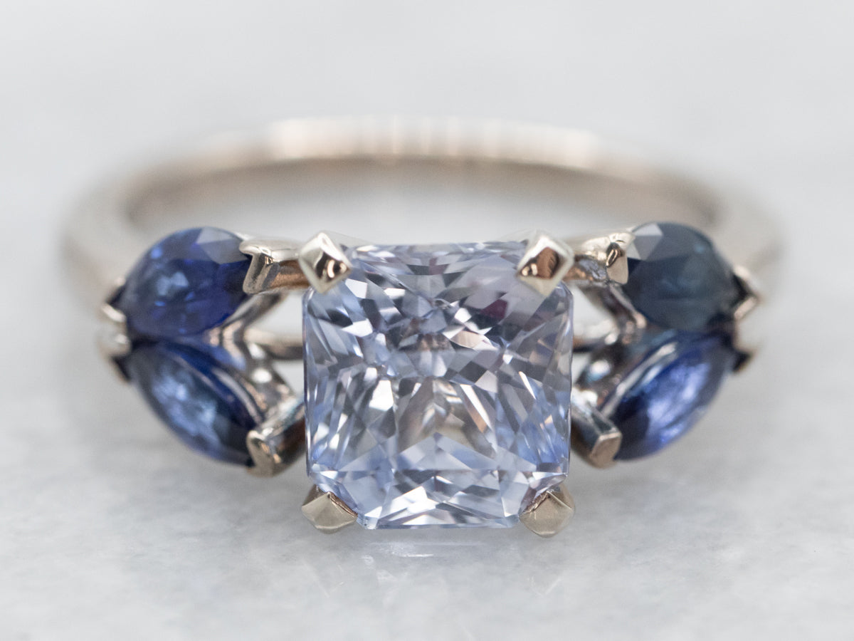 Stunning Light and Dark Sapphire Ring