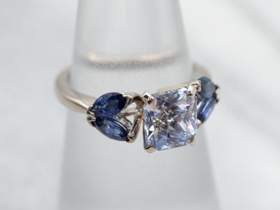 Stunning Light and Dark Sapphire Ring