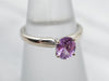 Lovely Pink Sapphire and Diamond Ring