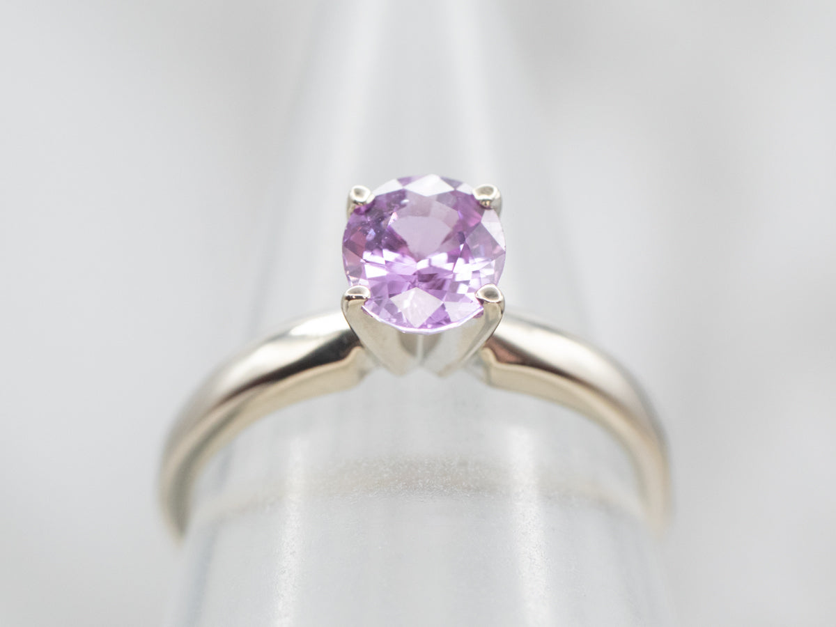 Lovely Pink Sapphire and Diamond Ring